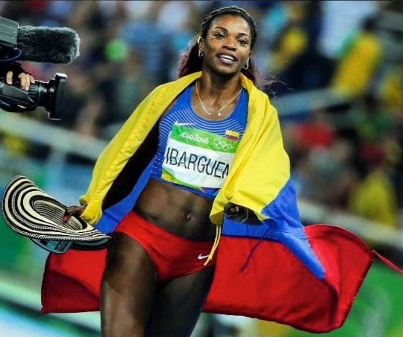 Caterine Ibargüen, la campeona de salto que lleva el nombre de Colombia por el mundo