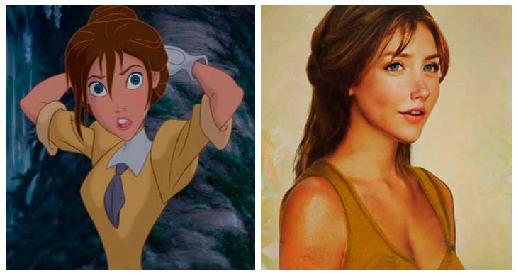 Jane, Tarzán, Princesa de Disney