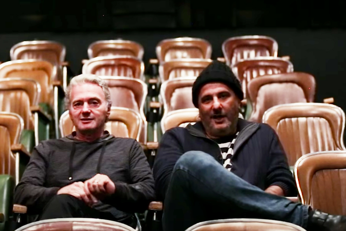 Sergio Cabrera y Felipe Aljure en entrevista con Revista Diners