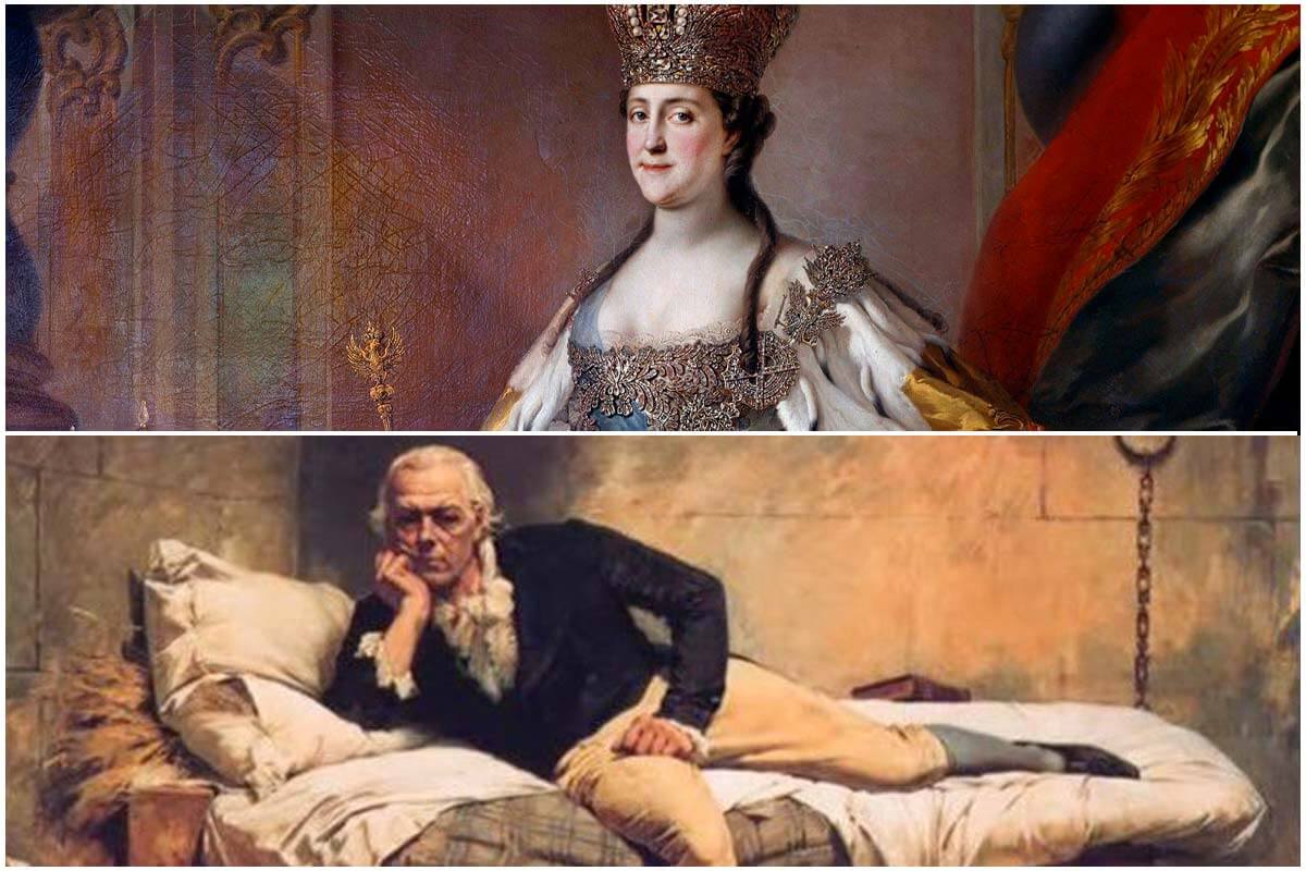 ¿Fue Miranda amante de Catalina la Grande?