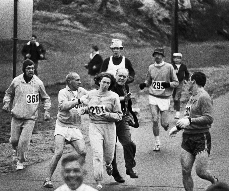 Kathy Switzer volvió a correr la maratón de Boston
