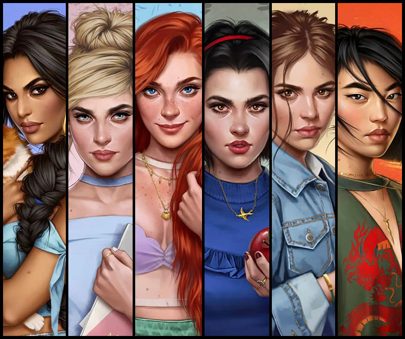 Galería: Las princesas de Disney en la actualidad