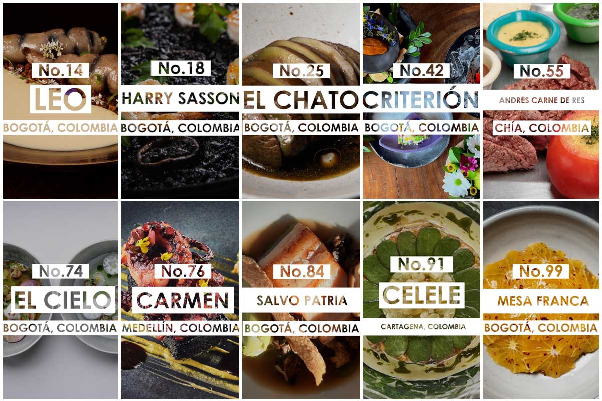 Estos son los mejores 10 restaurantes de Colombia, según los Latin America’s 50 Best Restaurants