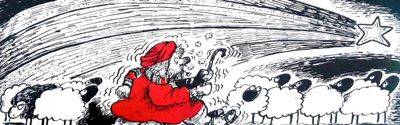 ovejas, historia de Navidad