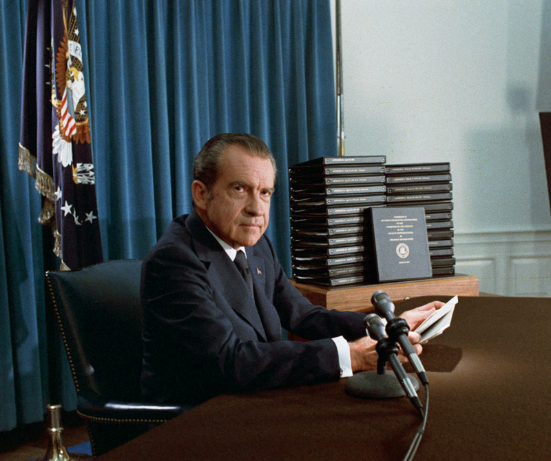 “Watergate fue peor que un delito, fue una torpeza”, Richard Nixon