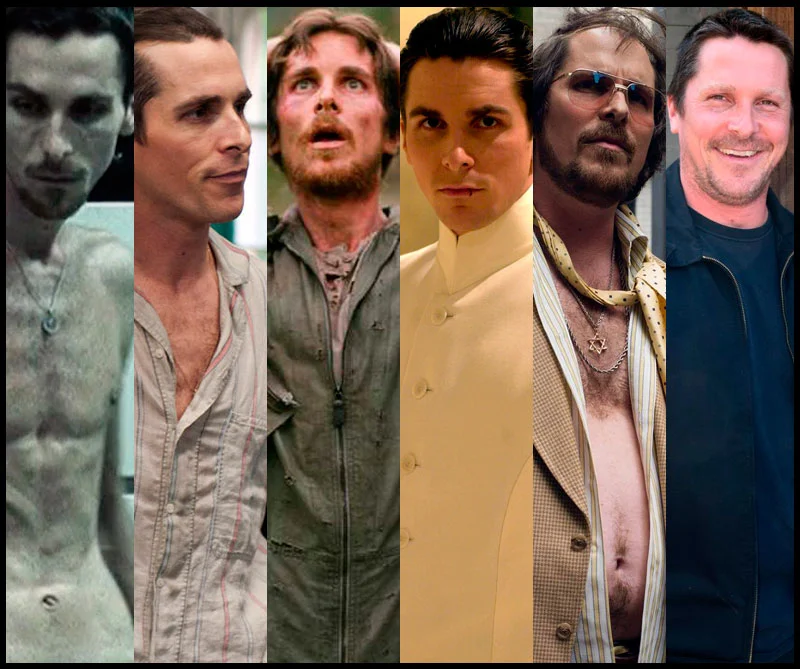 Las transformaciones de Christian Bale