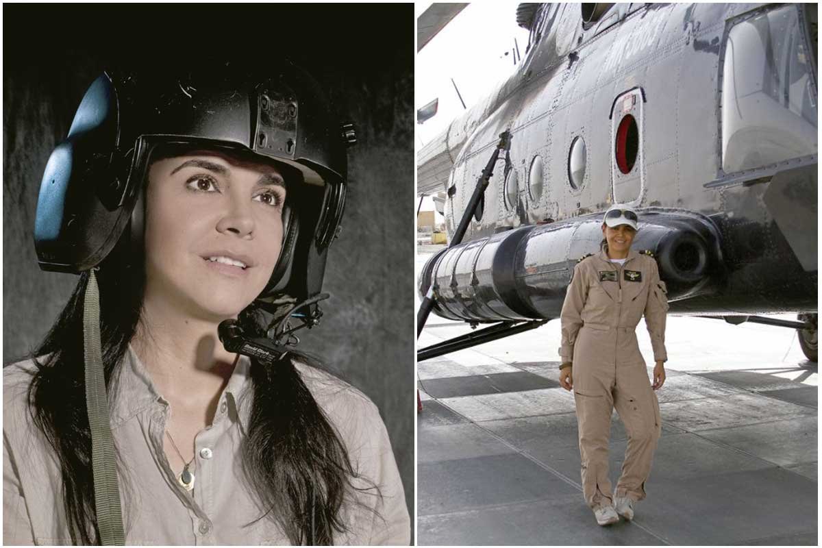 Julieta Vélez: La colombiana que pilotaba helicópteros en Afganistán