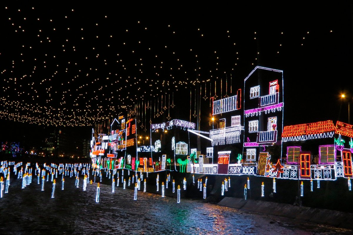 La ruta de alumbrados navideños en Quimbaya y otros lugares de Colombia