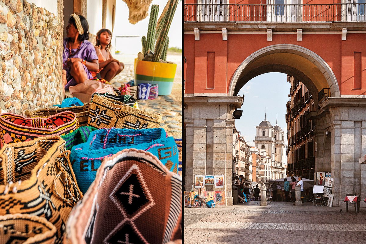 Dos destinos imperdibles este año: Madrid y La Guajira