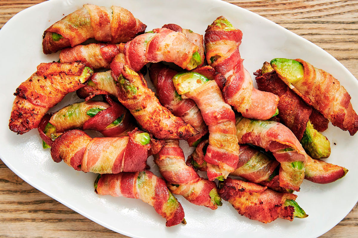 Aguacate con tocineta, recetas con airfryer