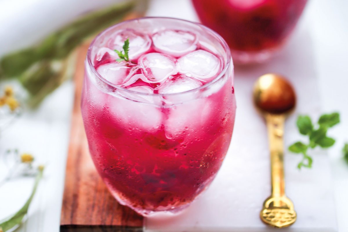 Receta: Ginebra con frambuesas y miel