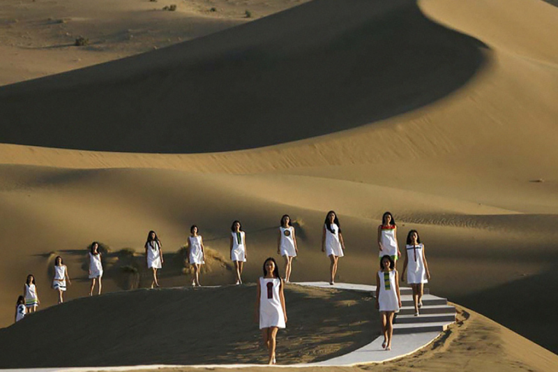 Pasarela desierto