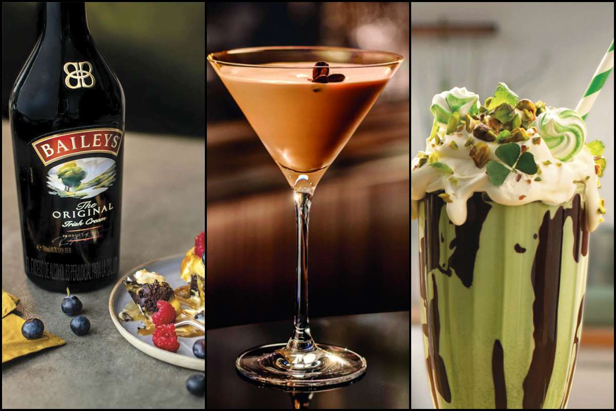 Martini blanco y malteada de colores: dos recetar para preparar con Baileys