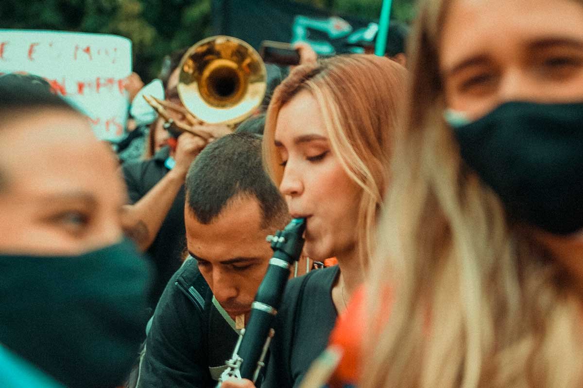 Arte en el paro nacional: danzas y cantos que piden un país mejor