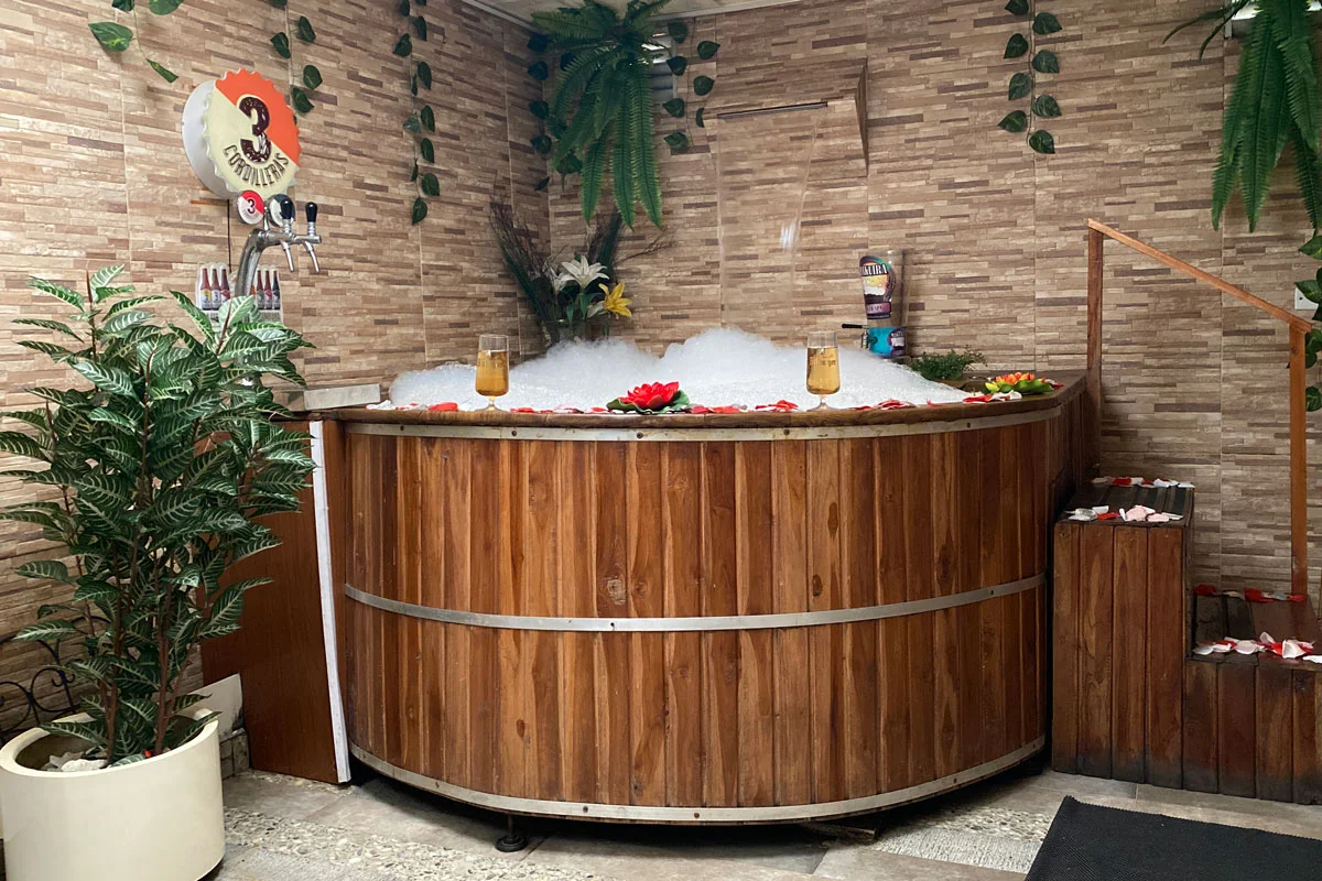 Makuira, un spa de cerveza en Bogotá