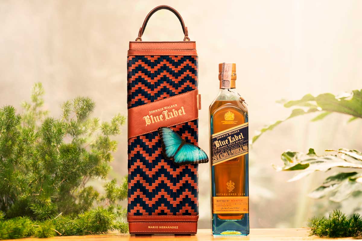 ‘Baúl Morfo Azul’, el lujo colombiano de Mario Hernández y Johnnie Walker
