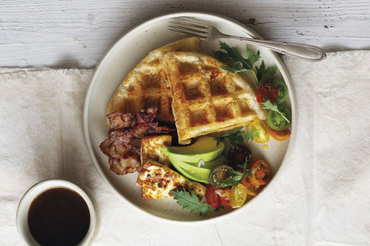 ¿Ha probado esta receta de waffles de pan de yuca?