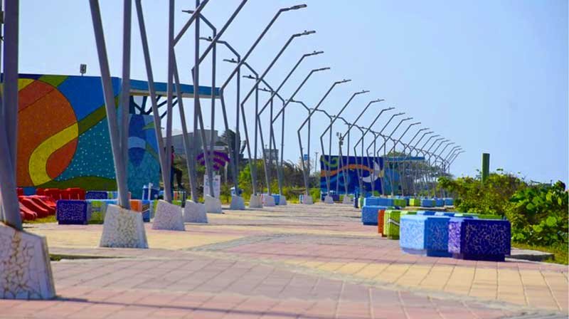 Malecón, costa Caribe