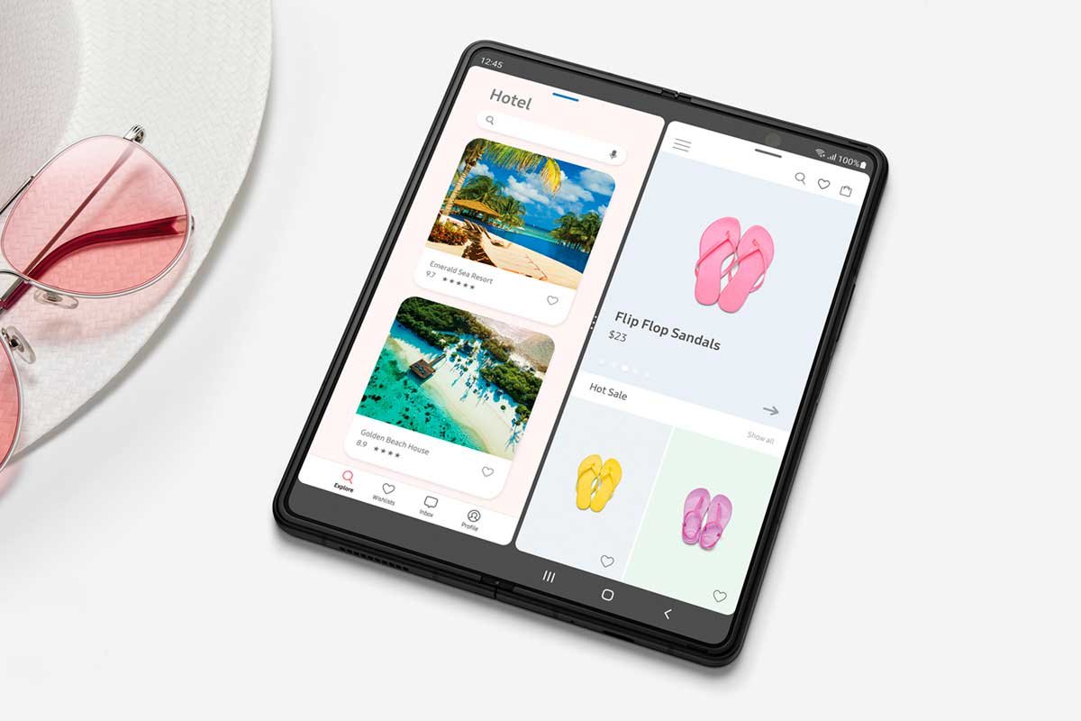 ¿Cómo funciona el sistema optimized multitasking del Samsung Galaxy Z Fold3?