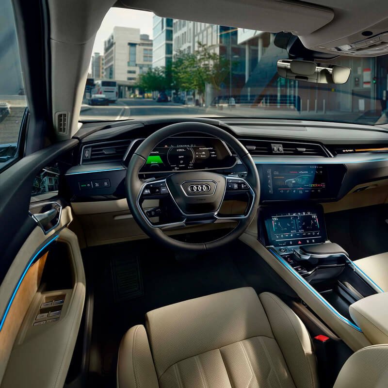 Volante del Audi e-tron