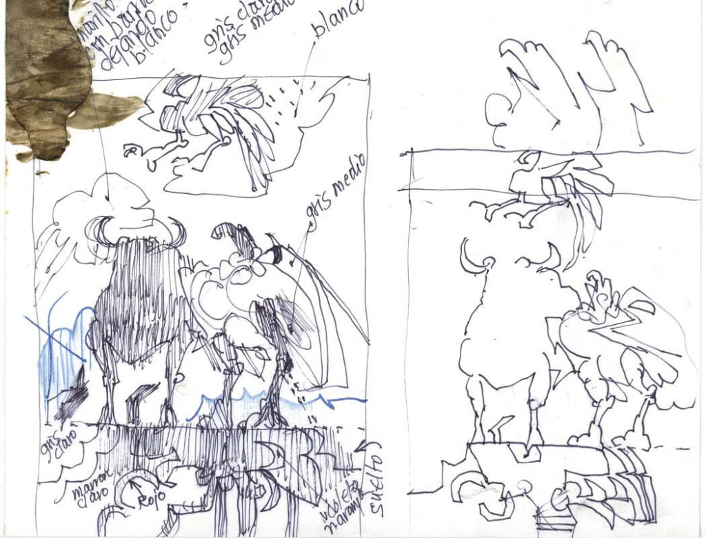 dibujos Alejandro Obregón