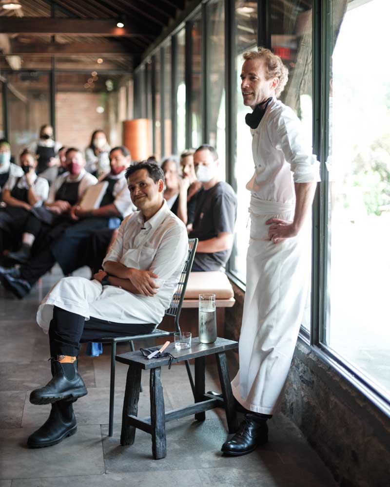 Jorge Vallejo Dan Barber chefs