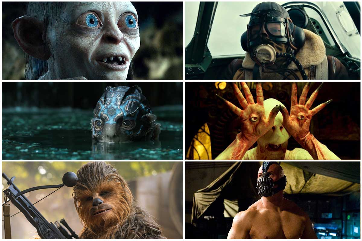 Actores que se hicieron famosos sin mostrar la cara