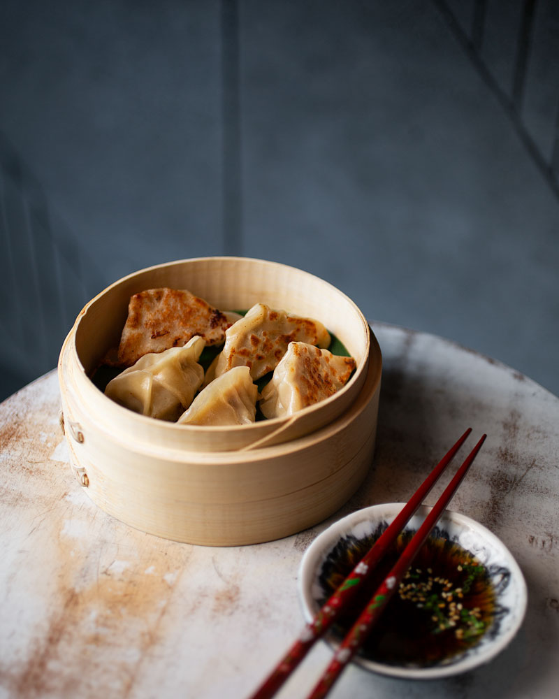 gyozas de camaron
