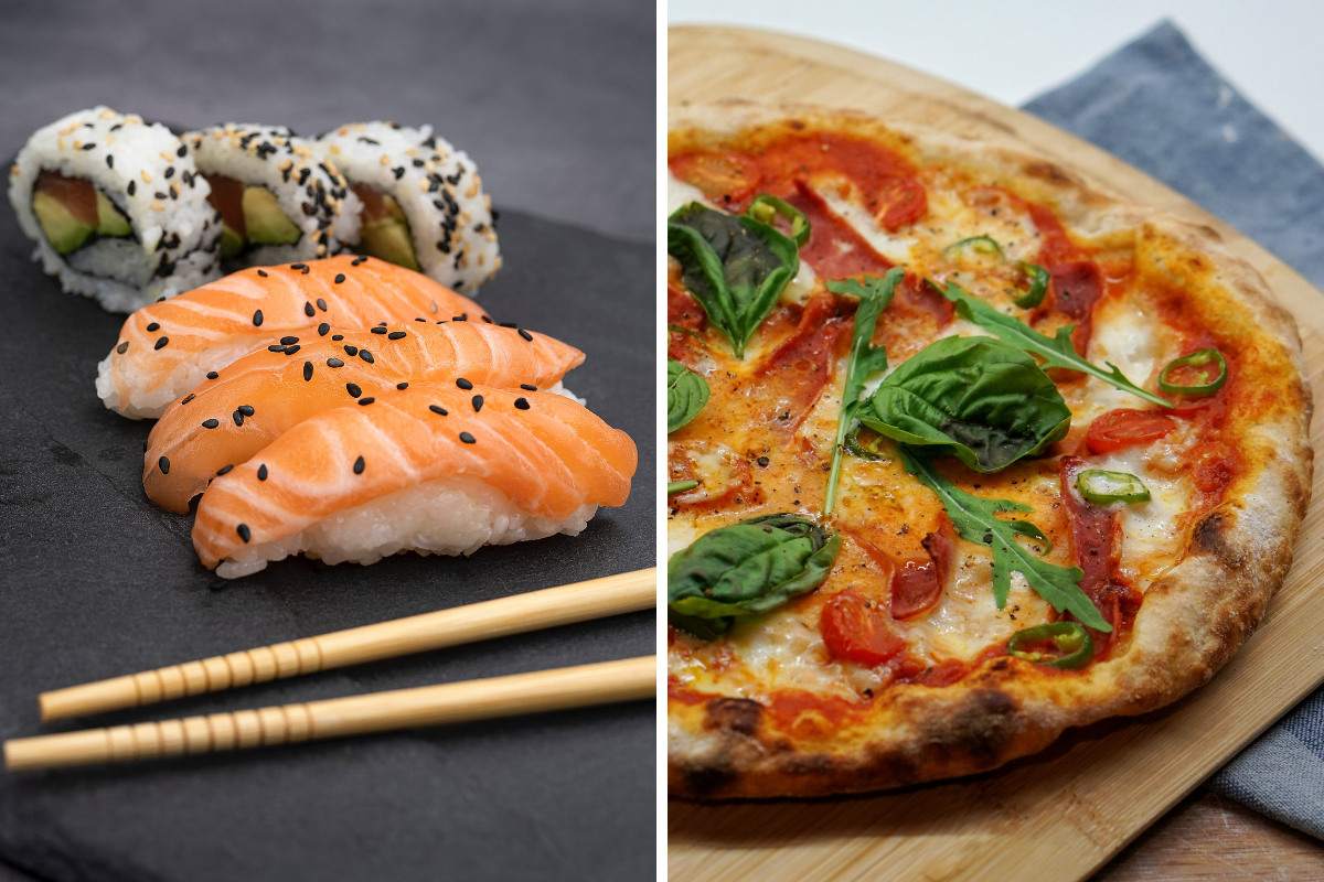 Pizza Master y Sushi Master: los lugares recomendados por Diners 