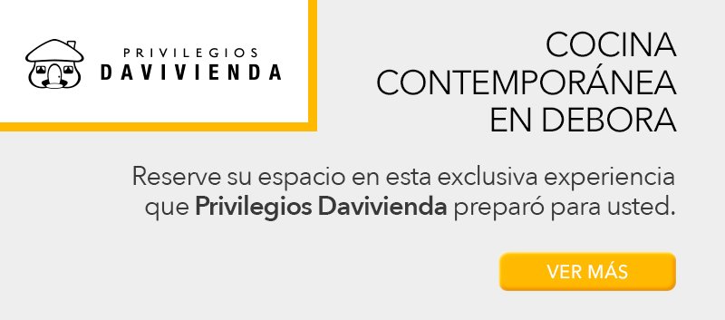 Cocina contemporánea en Debora