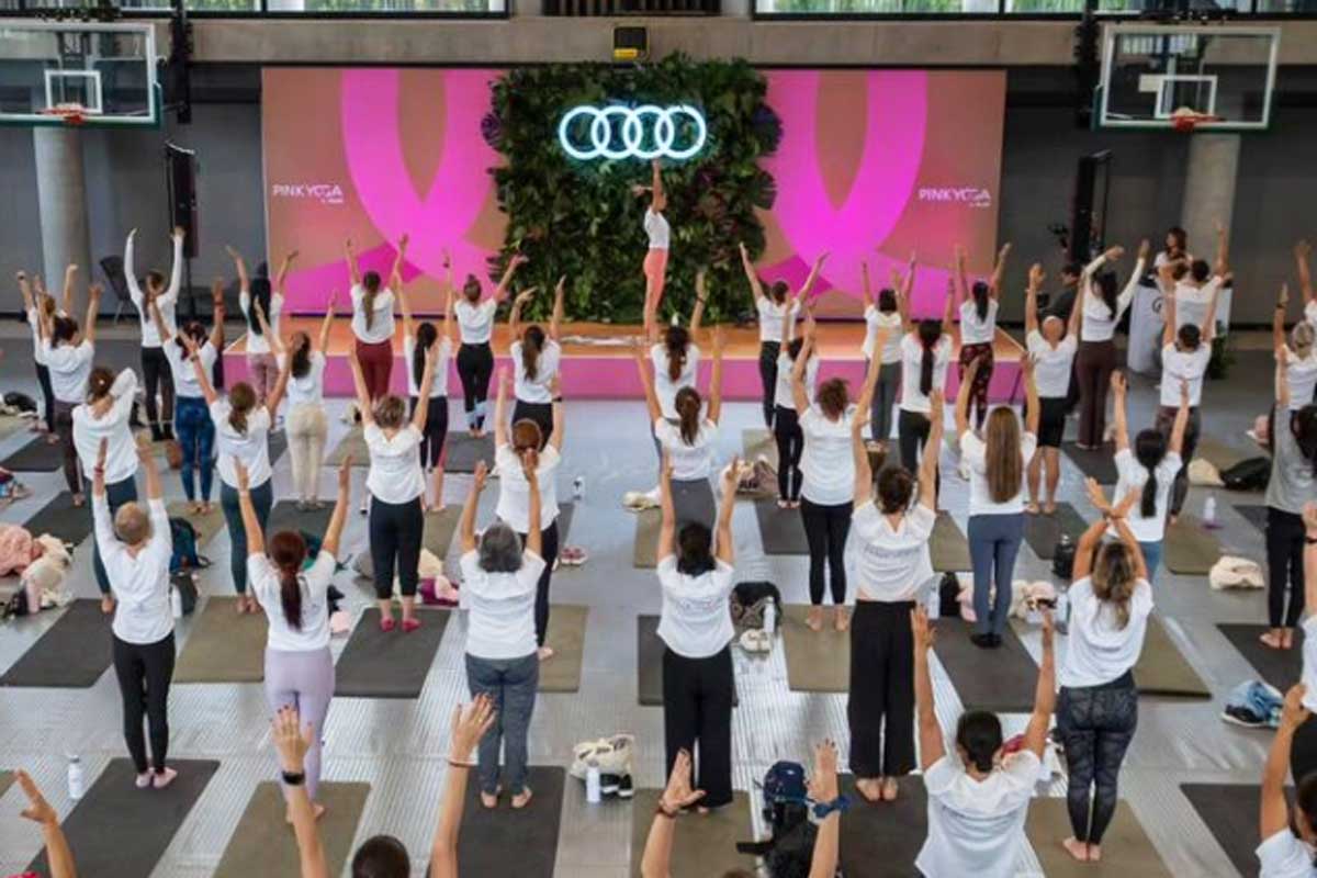 Pink Yoga By Audi, un evento para la prevención del cáncer de mama