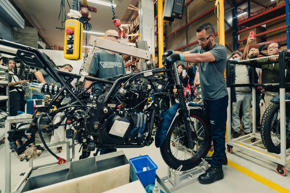 Estas son las motos que se ensamblan en Colombia
