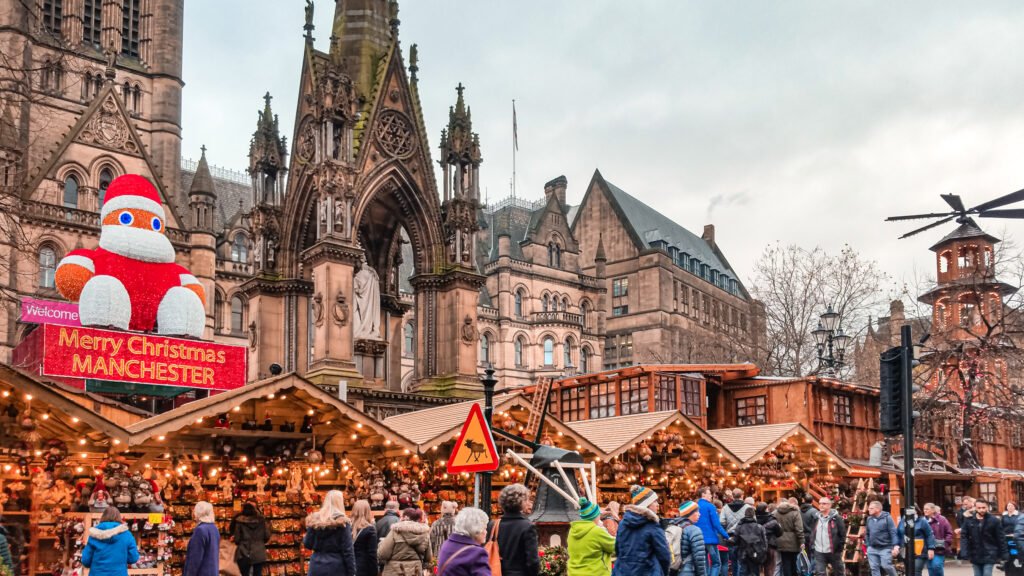 Mercado navideño en Manchester