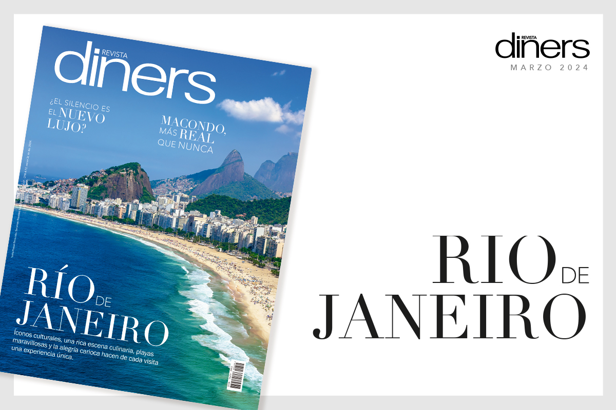 Un viaje sin igual por Río de Janeiro en la edición de abril de la revista Diners