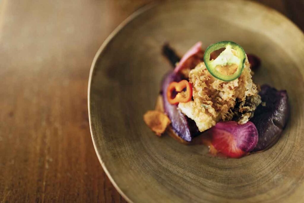 El plato típico de Bahamas es la concha.