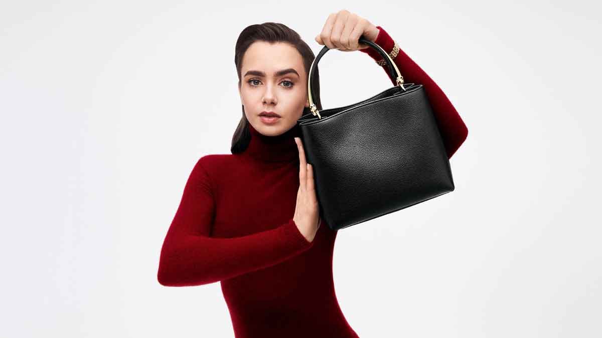 La Pantera y Lily Collins marcan la elegancia en un bolso atemporal de Cartier