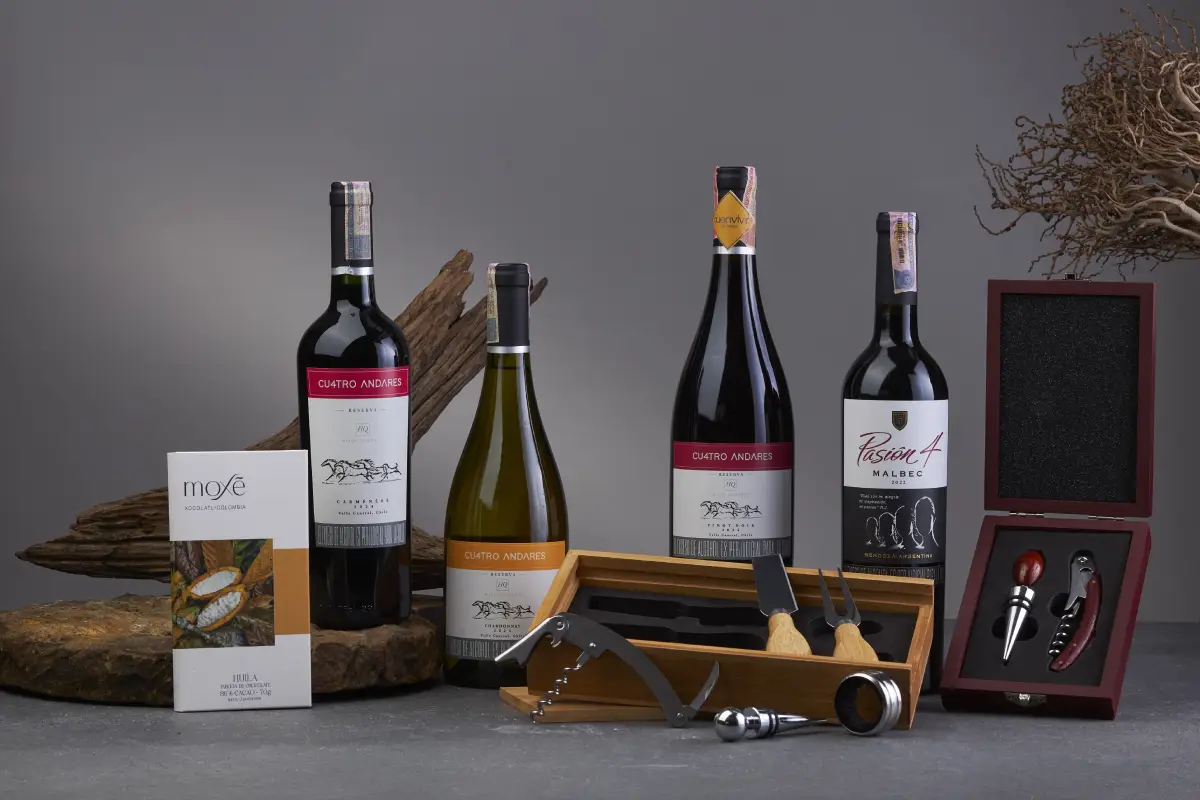 Entre Chile y Argentina, disfrute esta selección frutal de vinos con Privilegios Davivienda