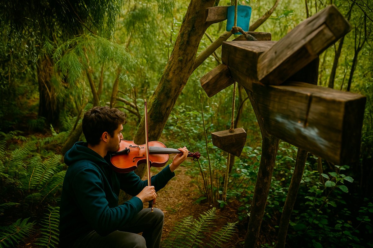 Melodías vivas en el ocaso: el concierto donde las plantas hacen música